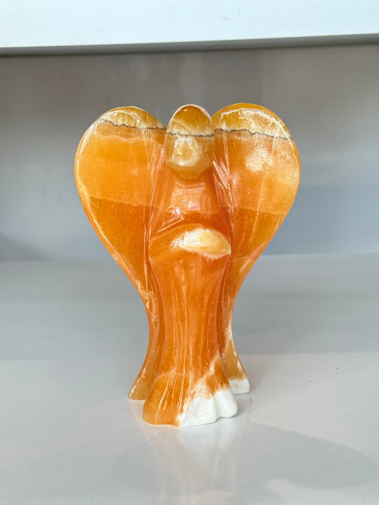 Orange Calcite Angel