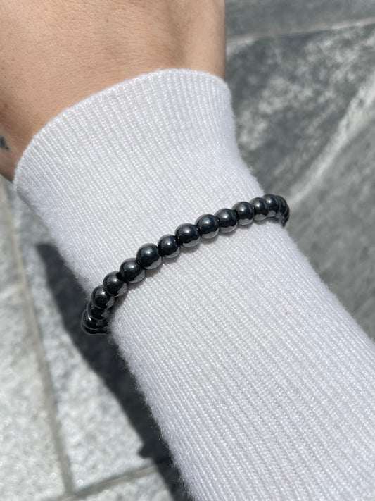 Hematite 6mm Bracelet