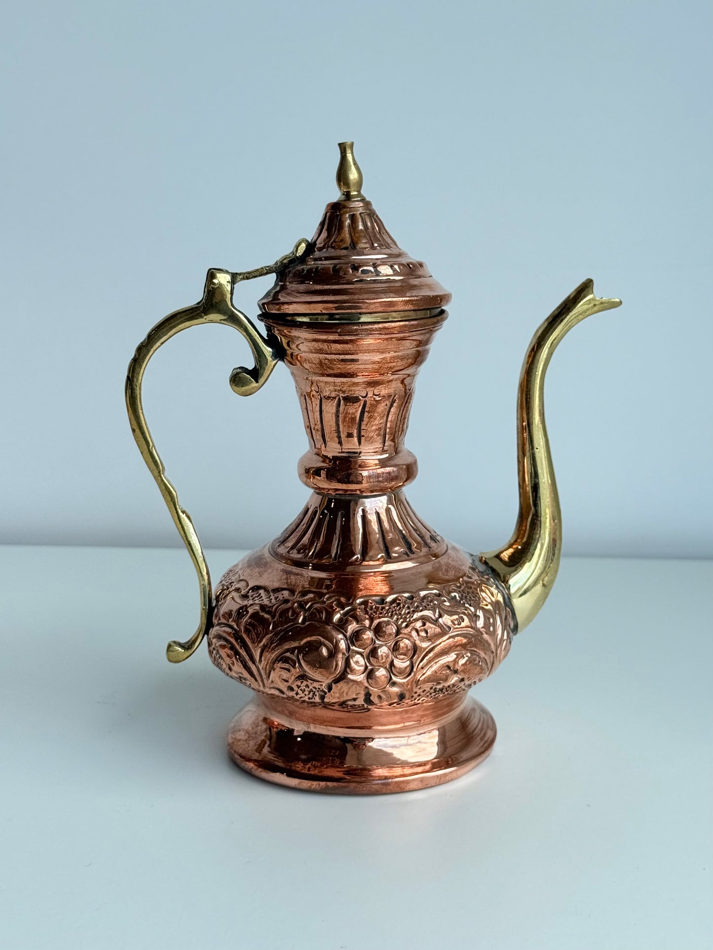 Egyptian Copper Dallah Coffee or Tea Pot
