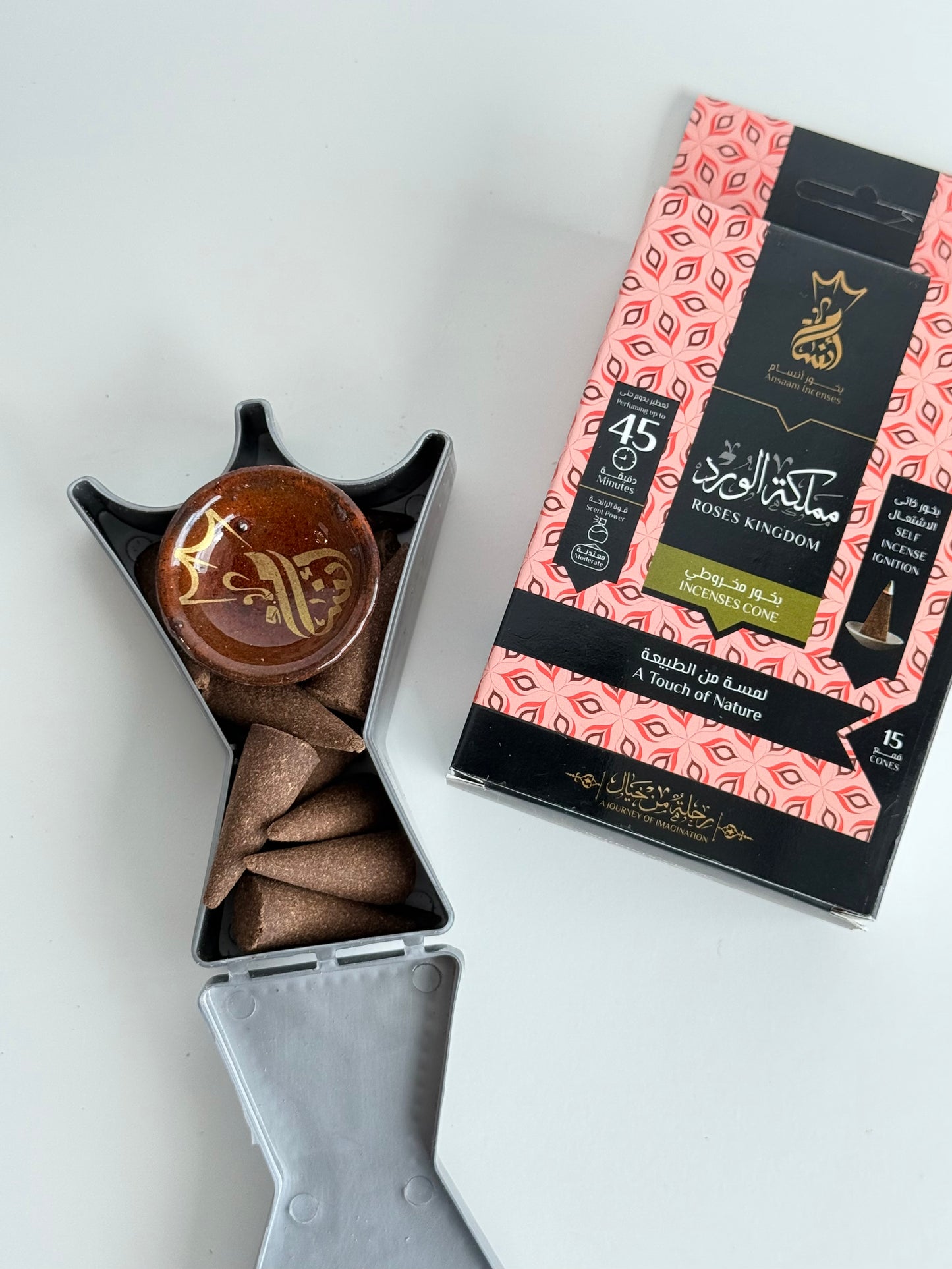 Roses Kingdom ( Egyptian Incense ) Cone - Last up to 45 Min