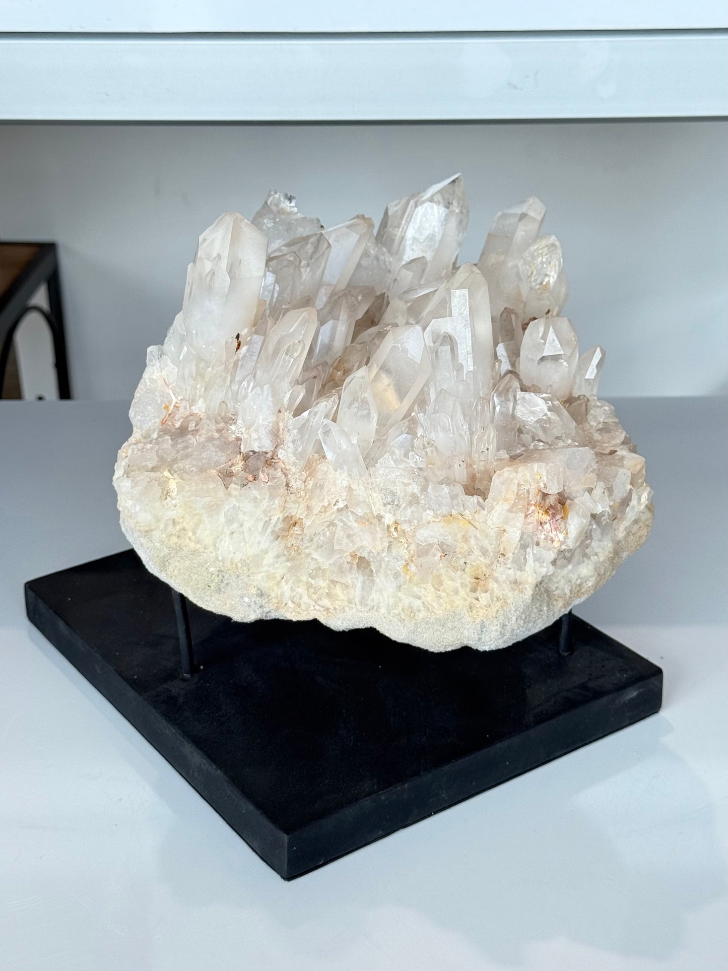 Milk Quartz with Iron