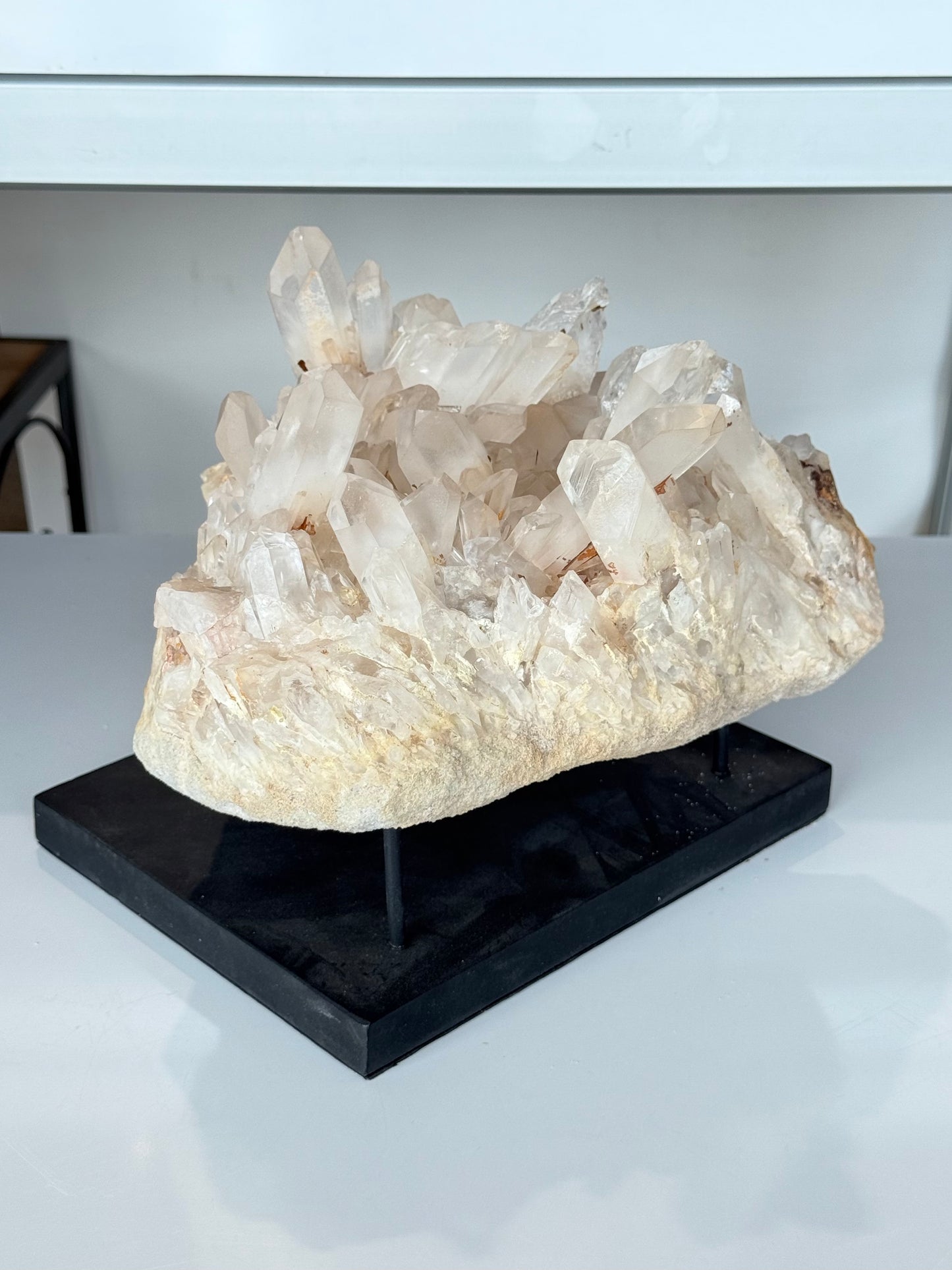 Milk Quartz with Iron