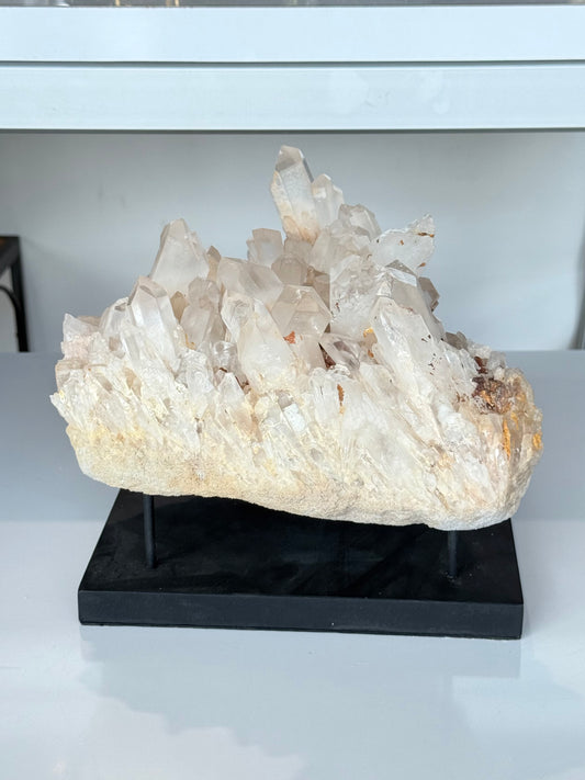Milk Quartz with Iron