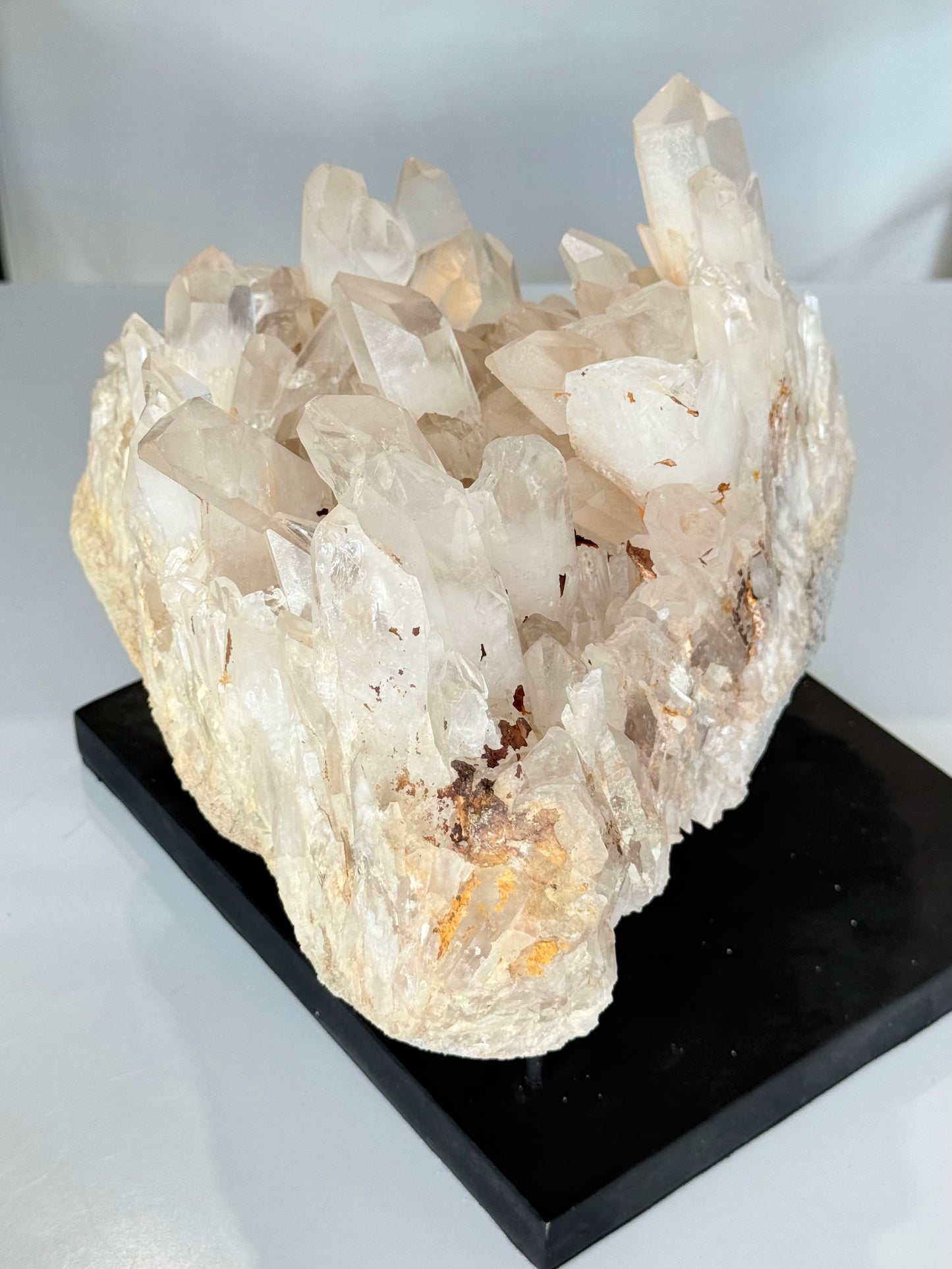 Milk Quartz with Iron