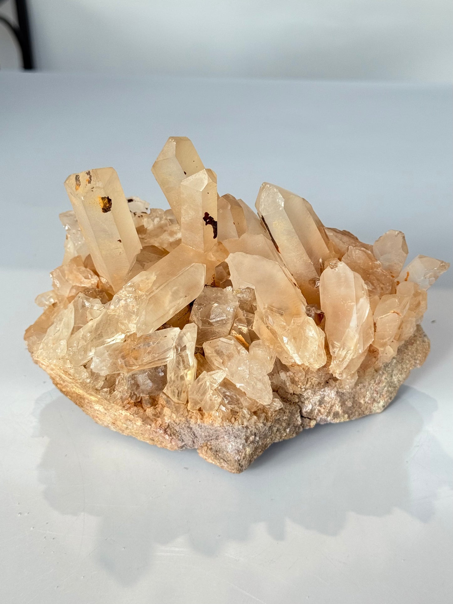 Tangerine Quartz Cluster