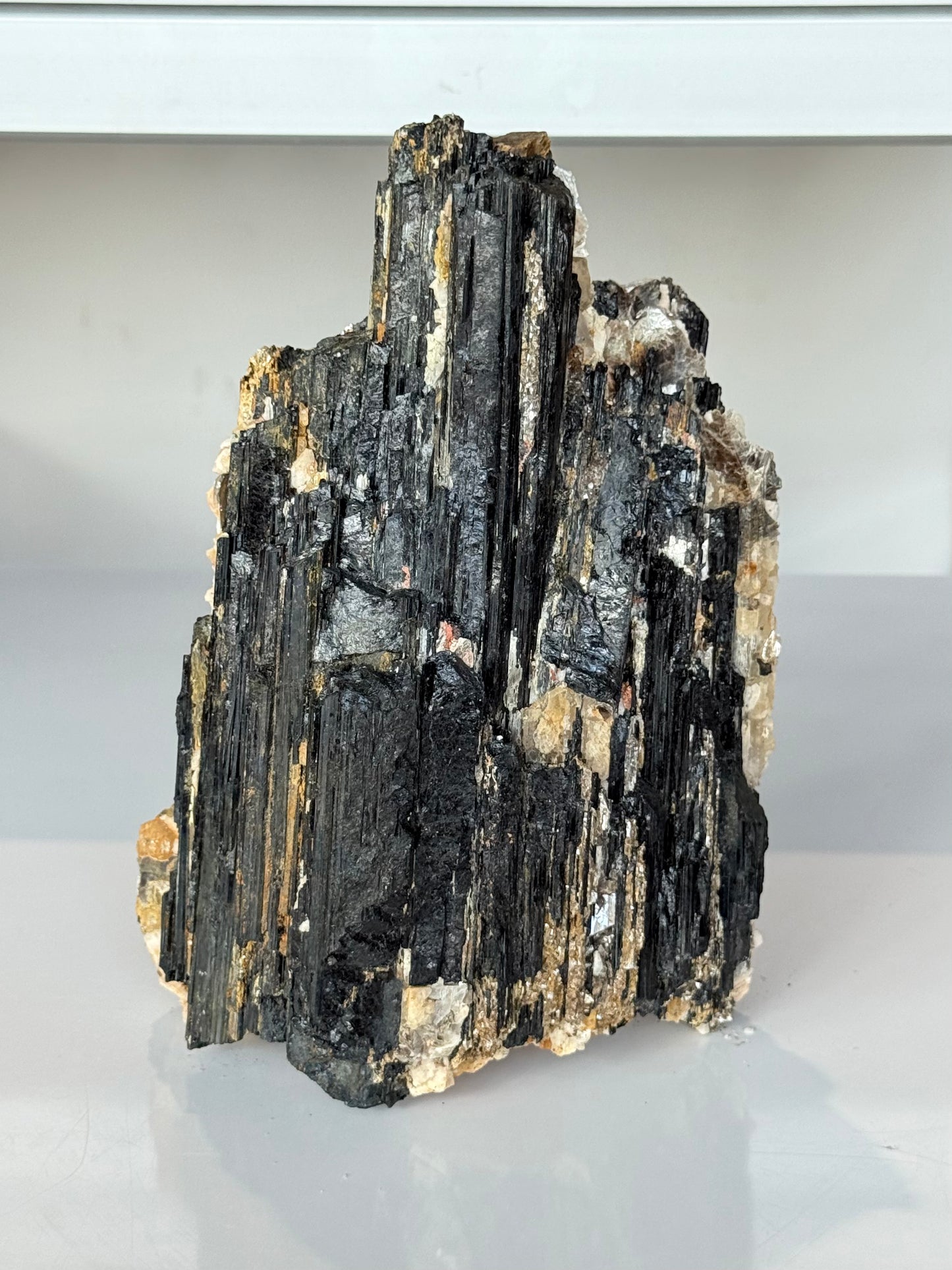 Black Tourmaline, Calcite & Mica