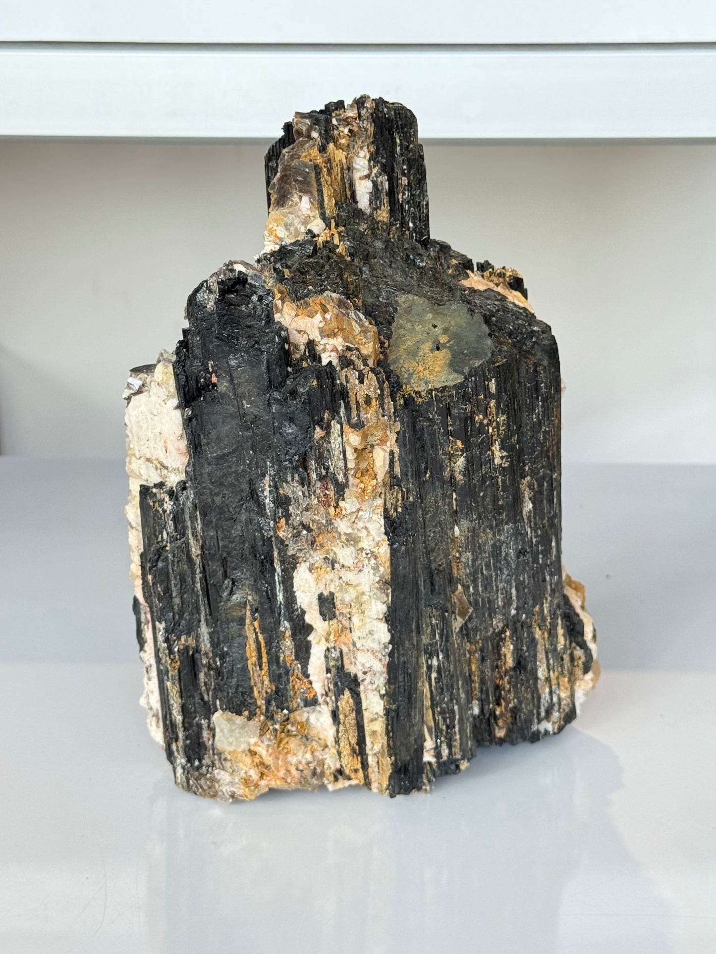 Black Tourmaline, Calcite & Mica