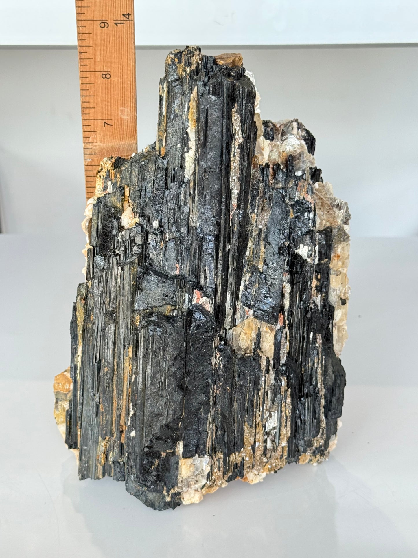 Black Tourmaline, Calcite & Mica