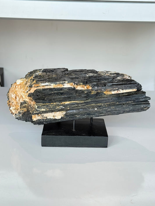 Black Tourmaline, Calcite & Mica