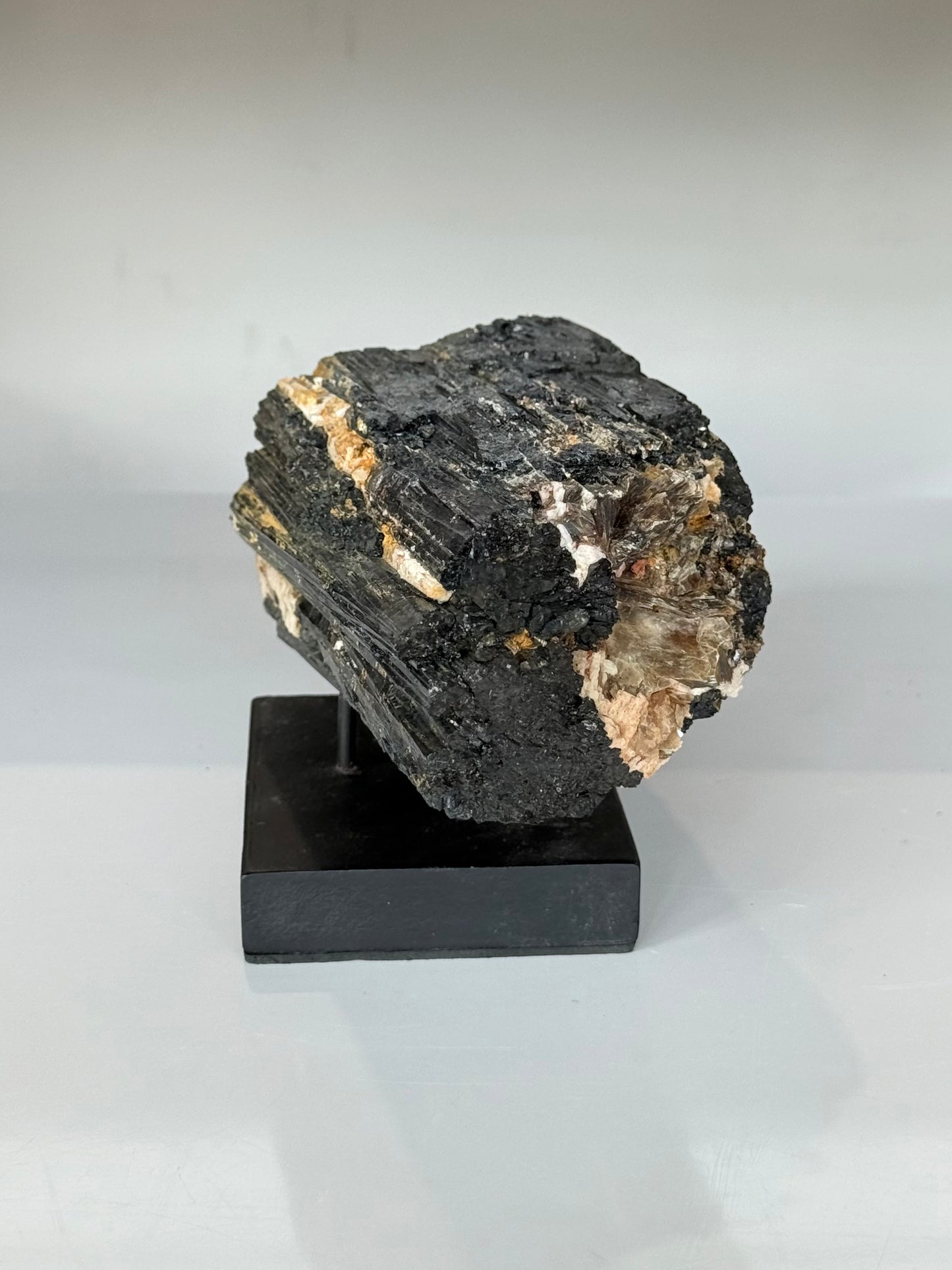 Black Tourmaline, Calcite & Mica