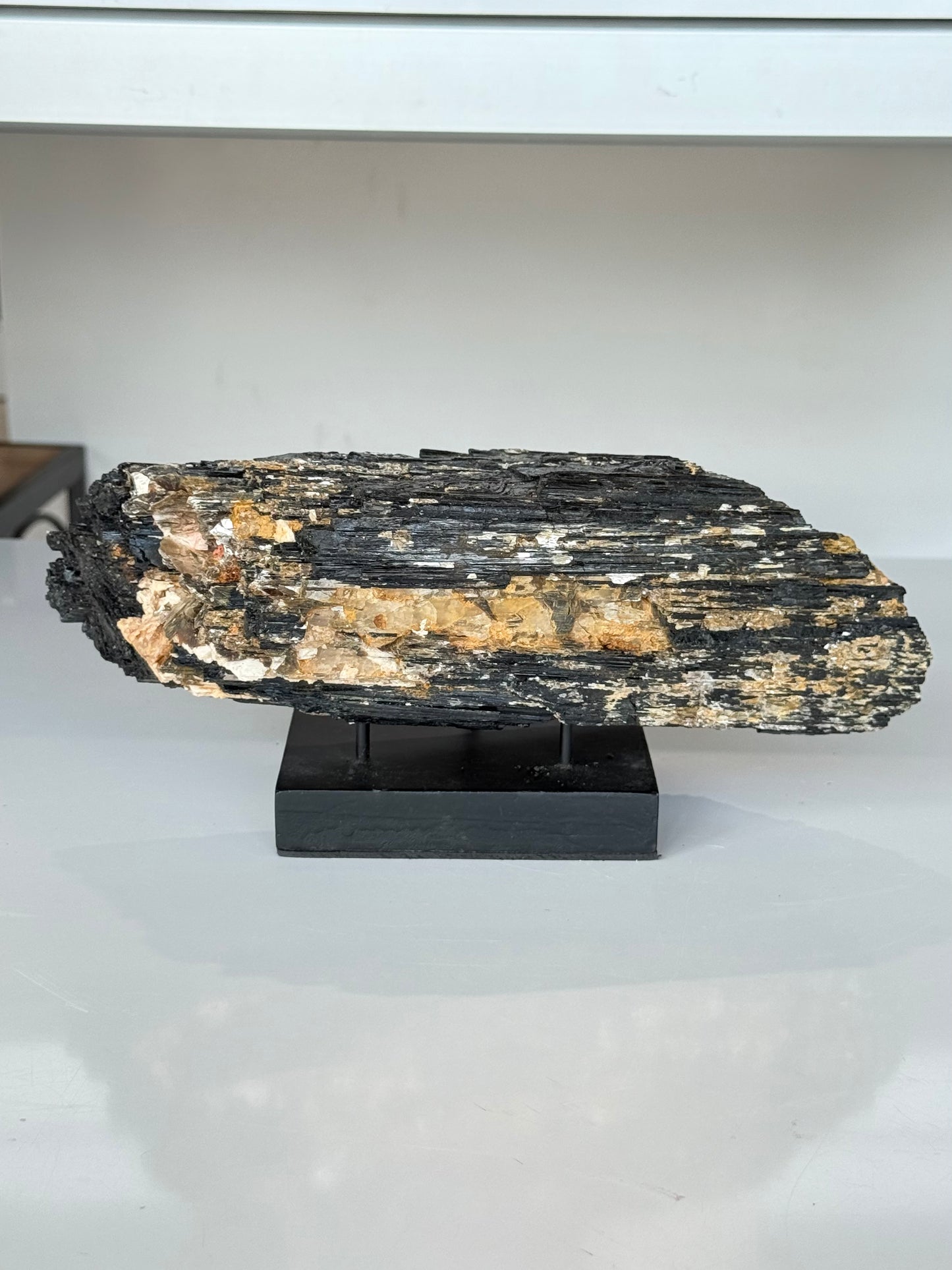 Black Tourmaline, Calcite & Mica