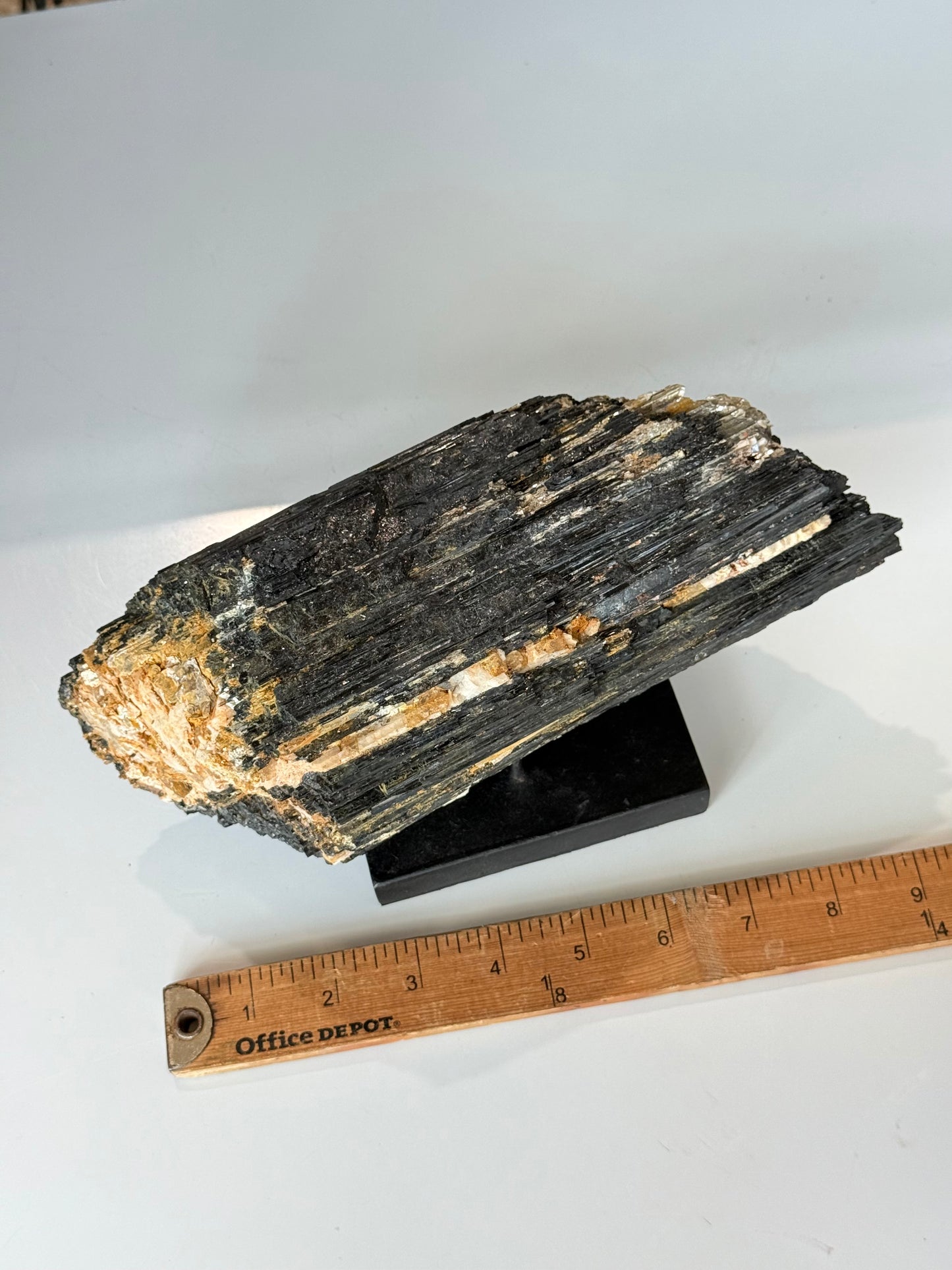 Black Tourmaline, Calcite & Mica