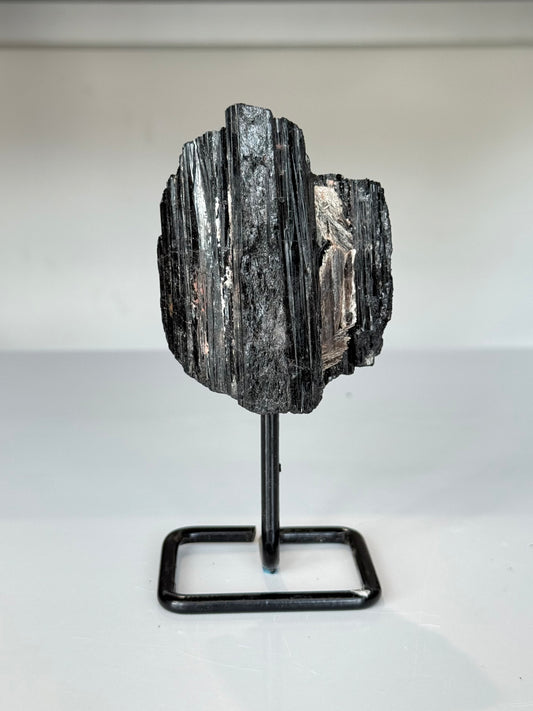 Black Tourmaline on Stand