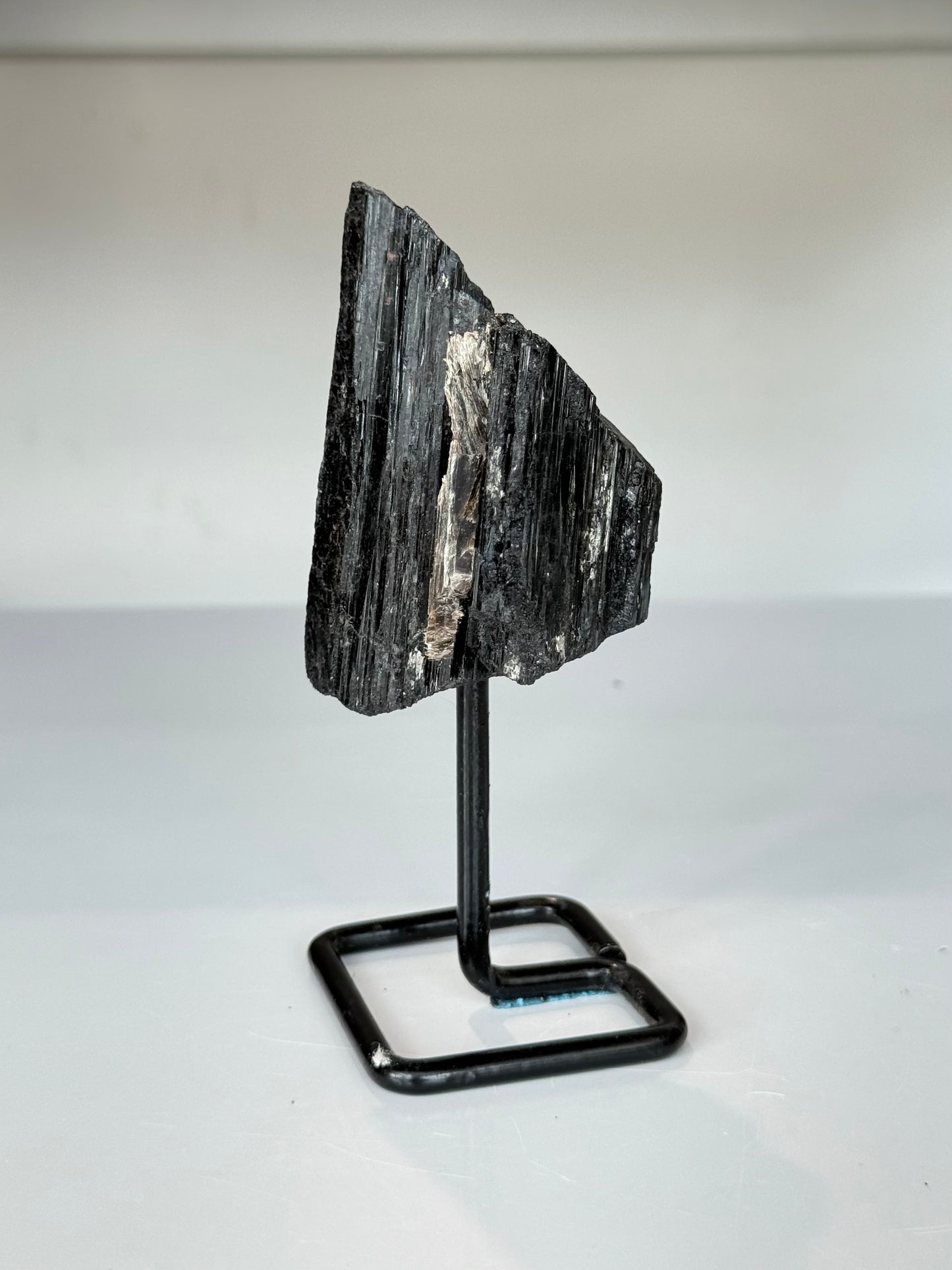 Black Tourmaline on Stand