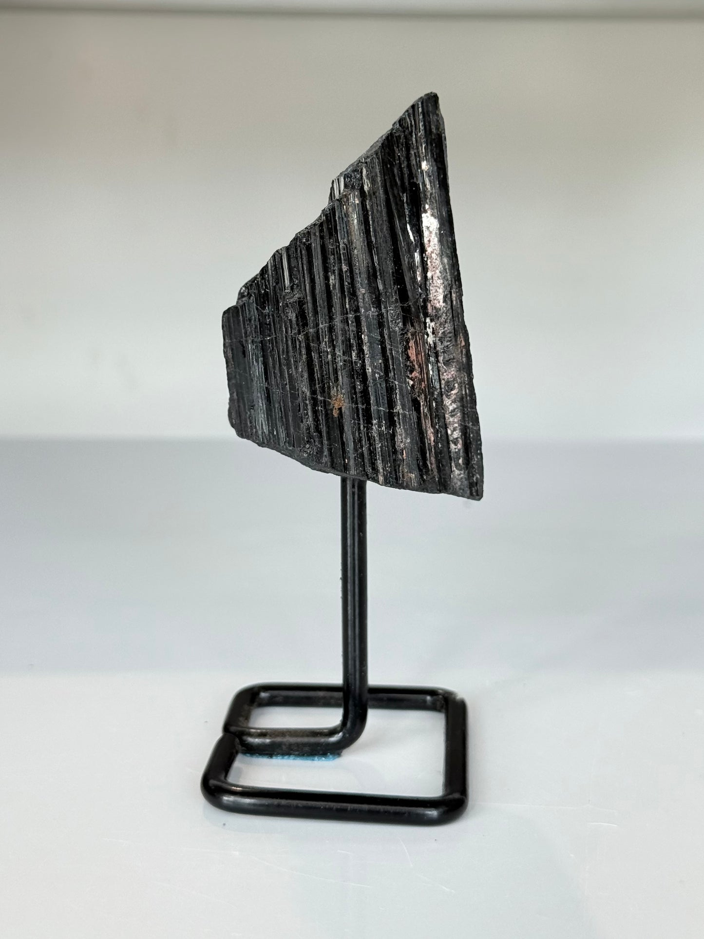 Black Tourmaline on Stand