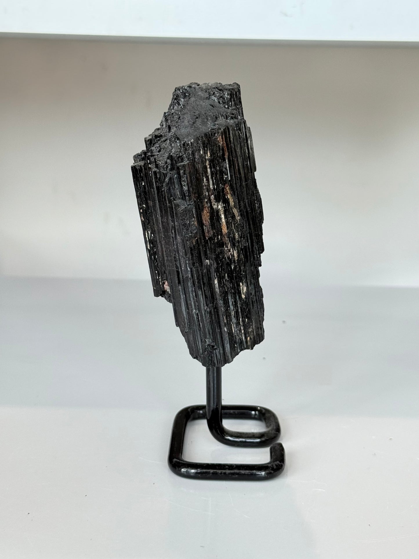 Black Tourmaline on Stand