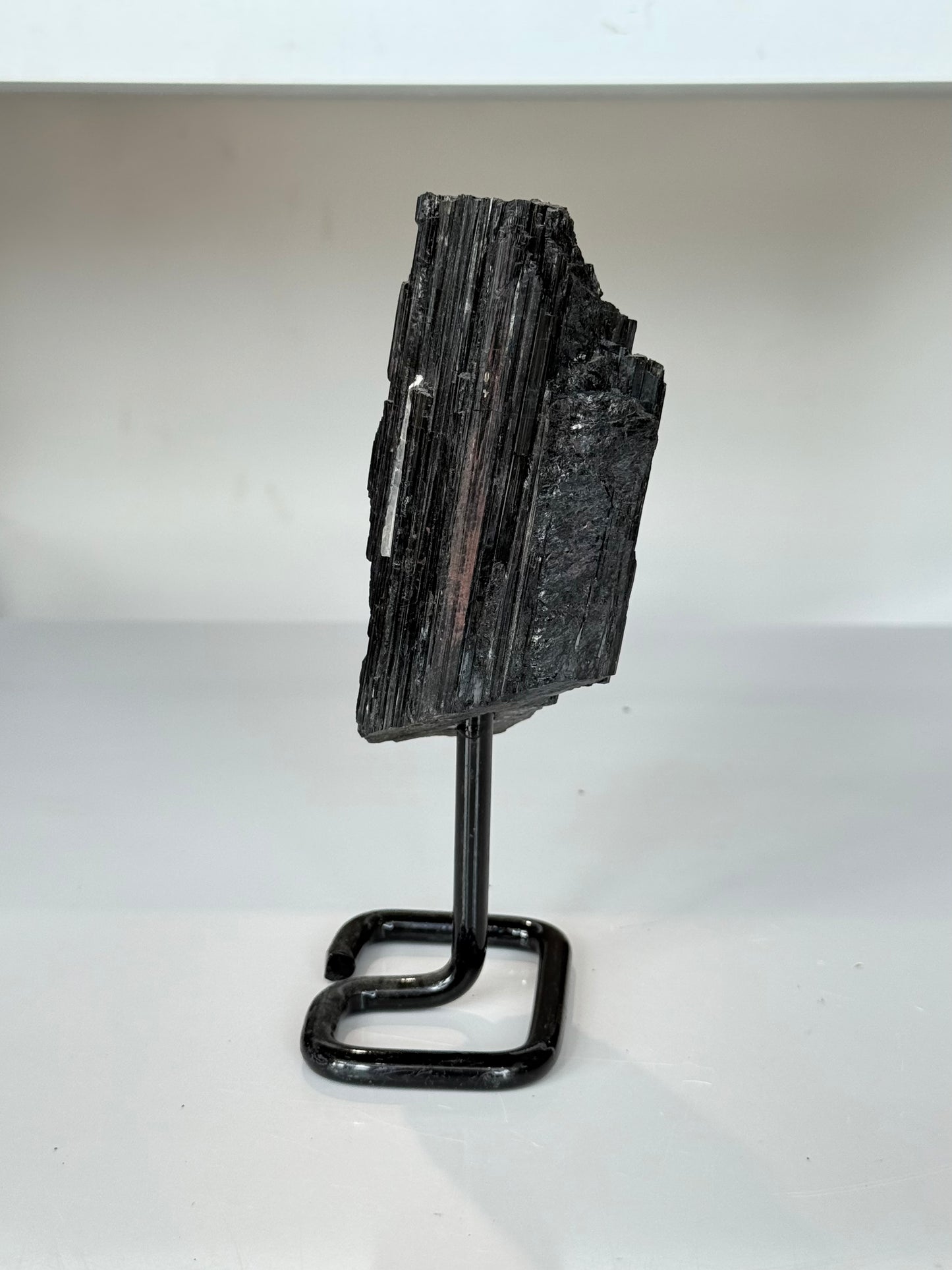 Black Tourmaline on Stand