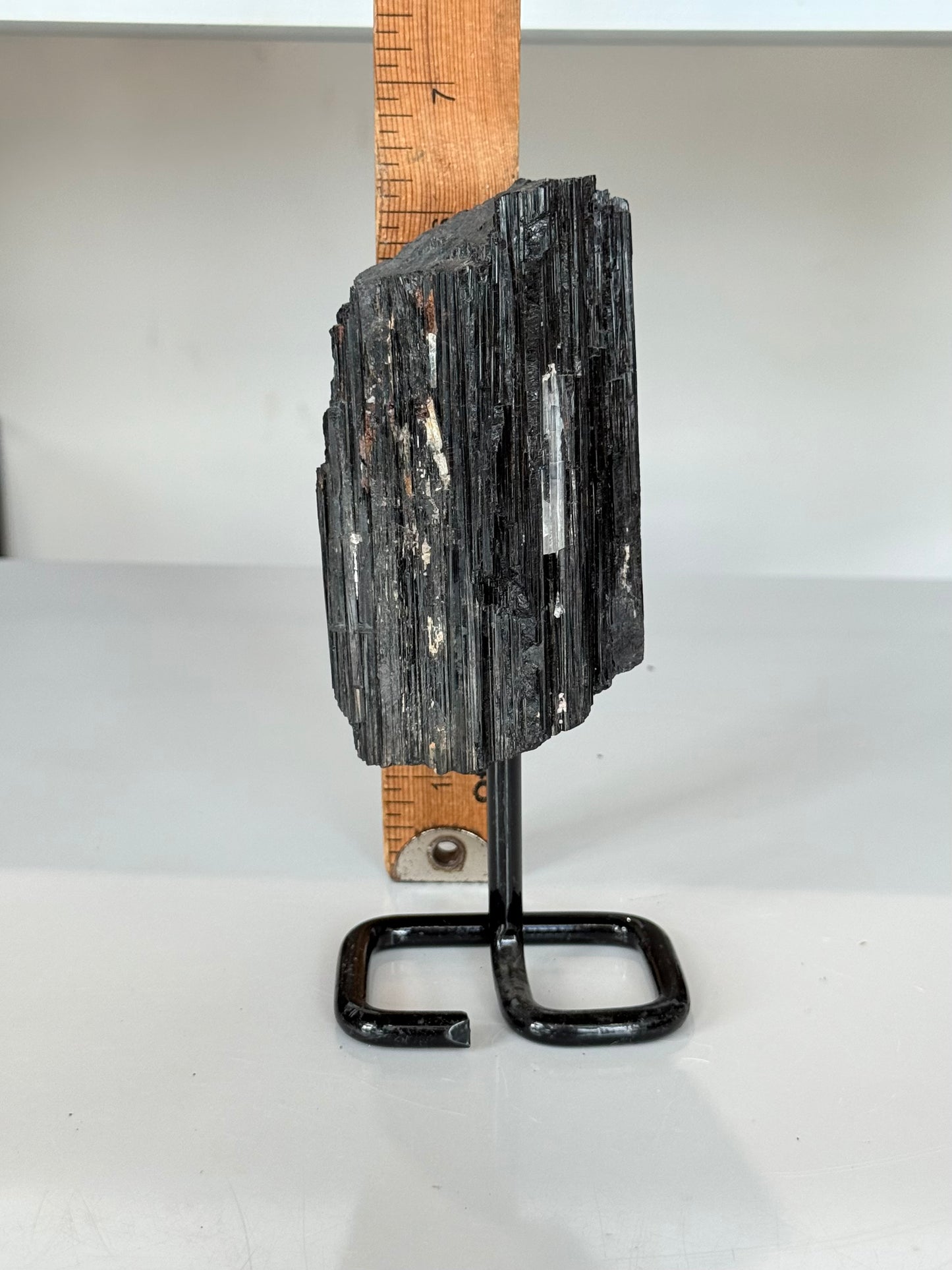 Black Tourmaline on Stand