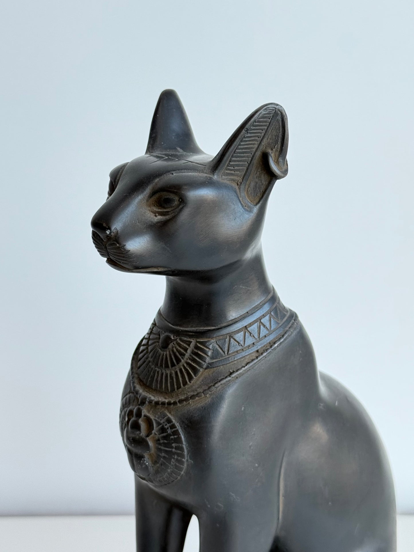 Bastet Statue – Gypsum with Basalt Finish