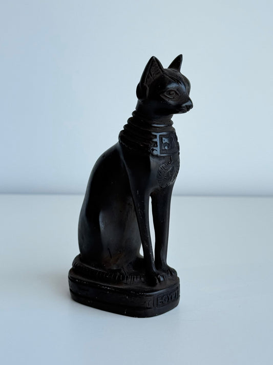 Bastet Statue – Gypsum with Basalt Finish