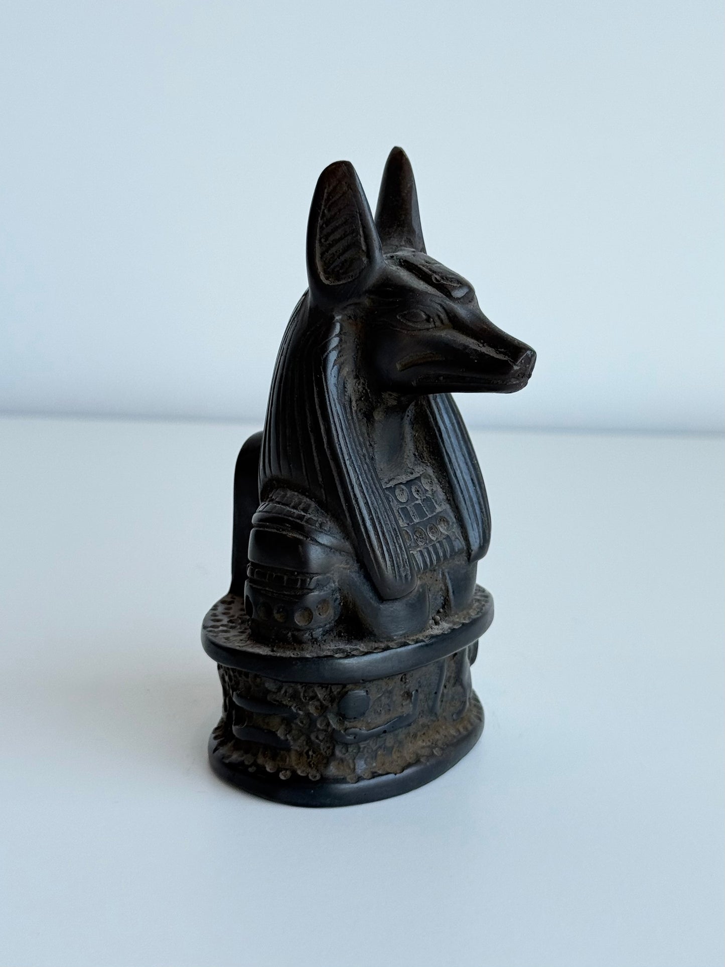 Anubis Statue – Gypsum with Basalt Finish