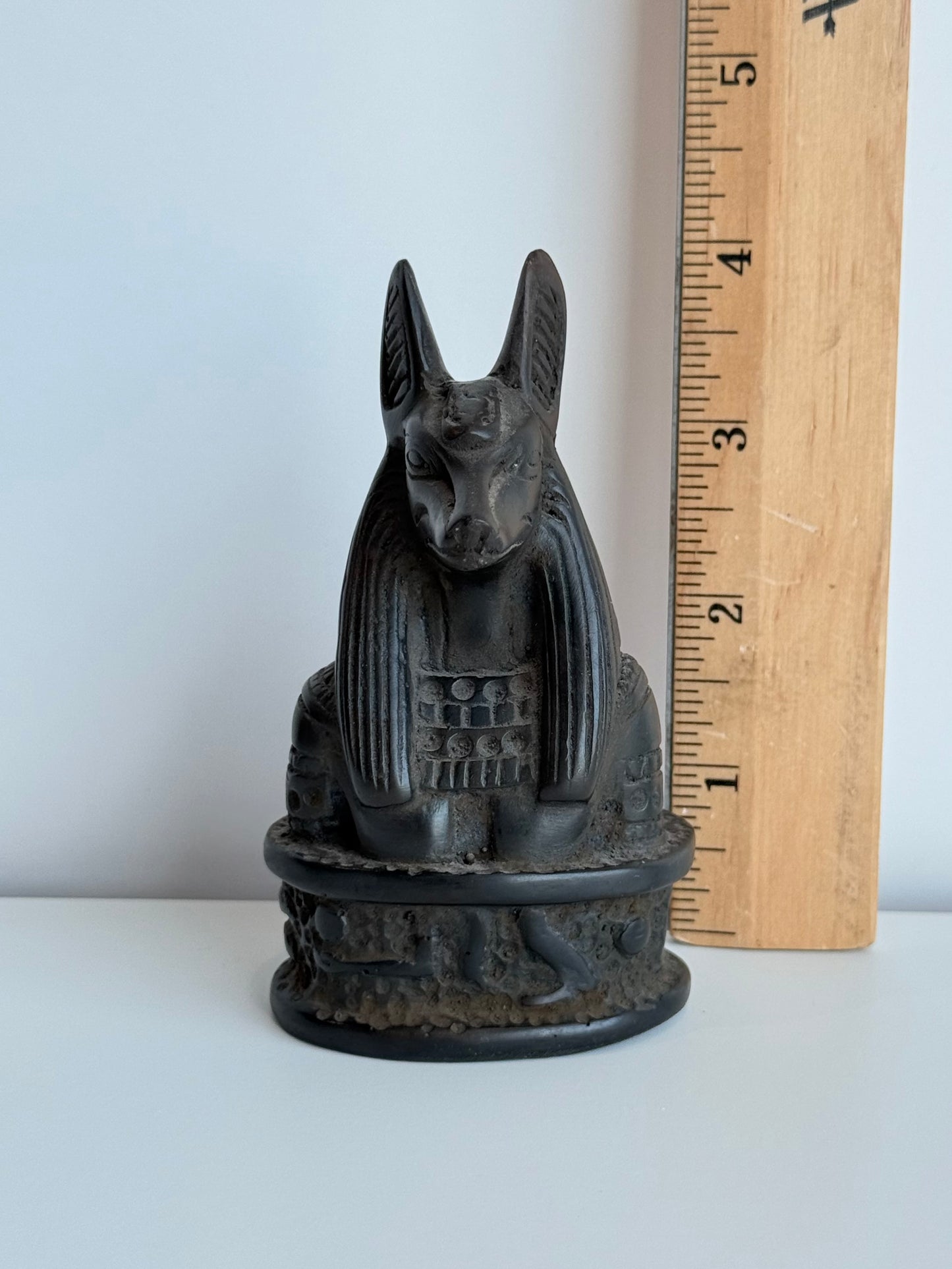 Anubis Statue – Gypsum with Basalt Finish