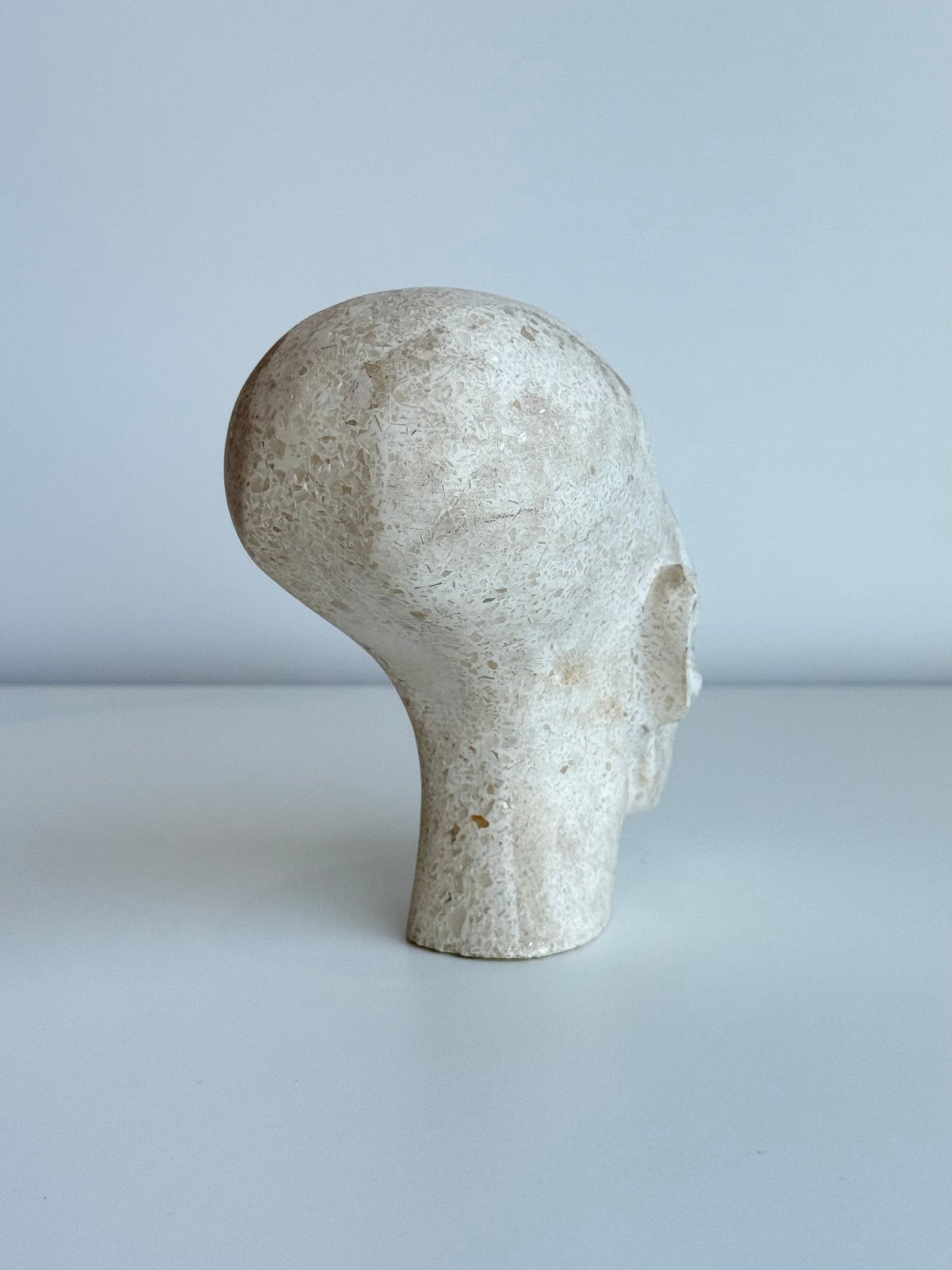 Amarna Princess Head Sculpture – Daughter of Akhenaten – Gypsum & Alabaster
