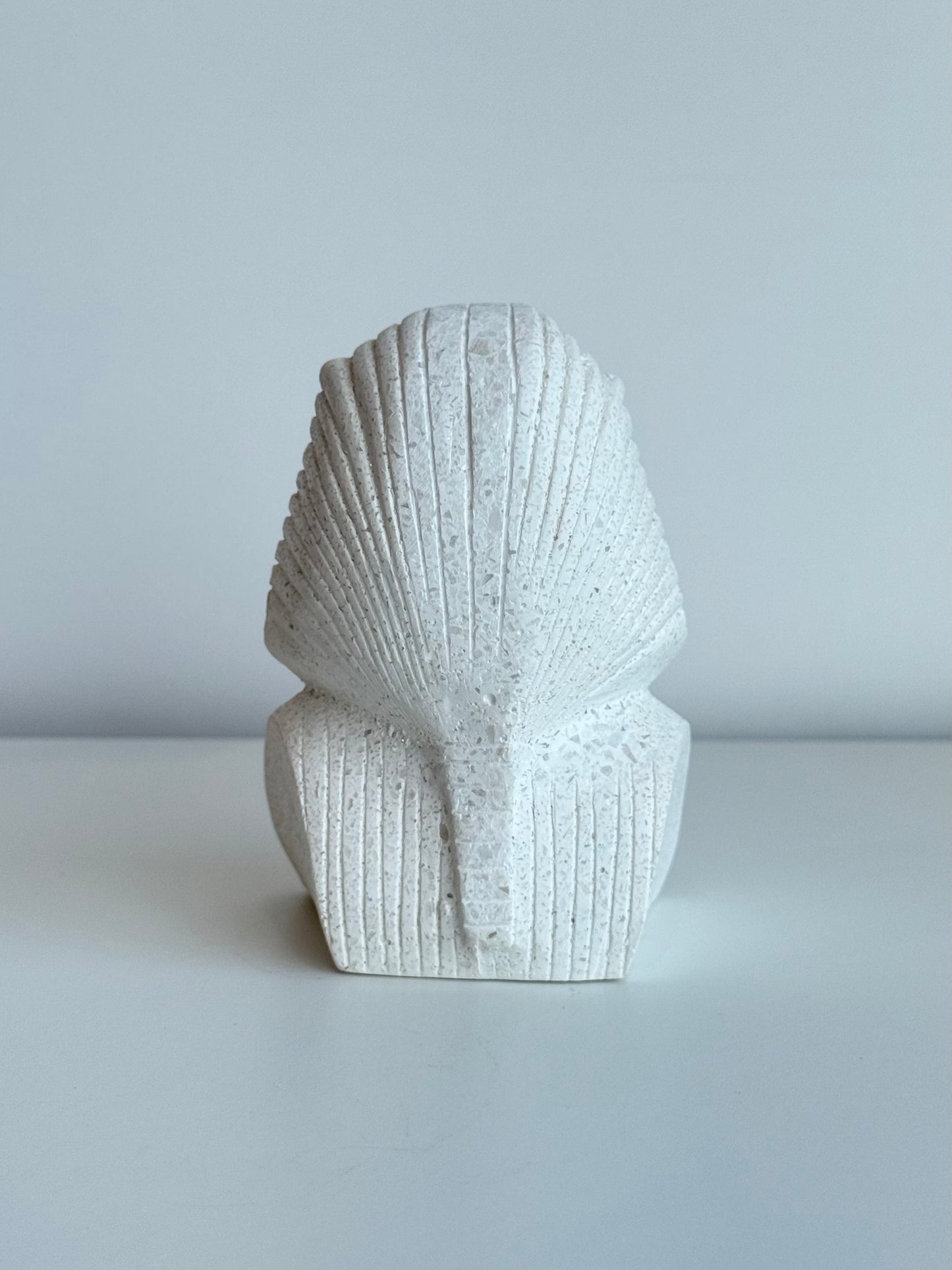 Tutankhamun-Inspired Bust – Gypsum & Alabaster