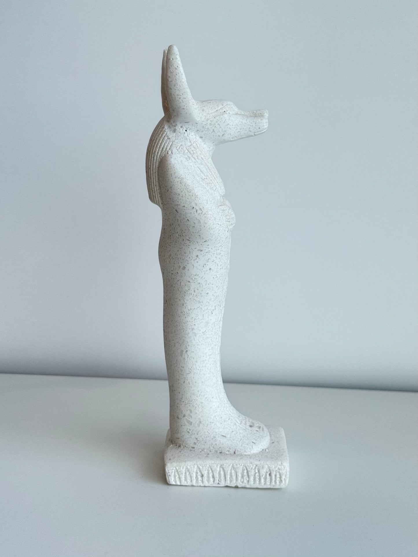 Anubis Standing Statue – Gypsum & Alabaster