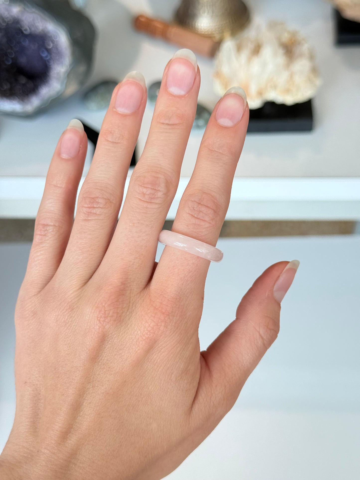 Rose Quartz Ring