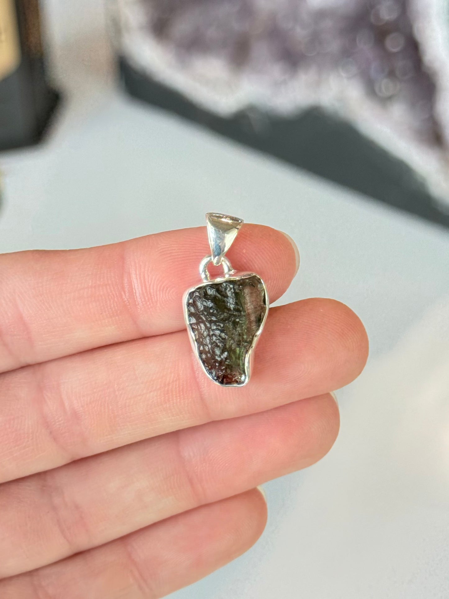 Moldavite Pendant