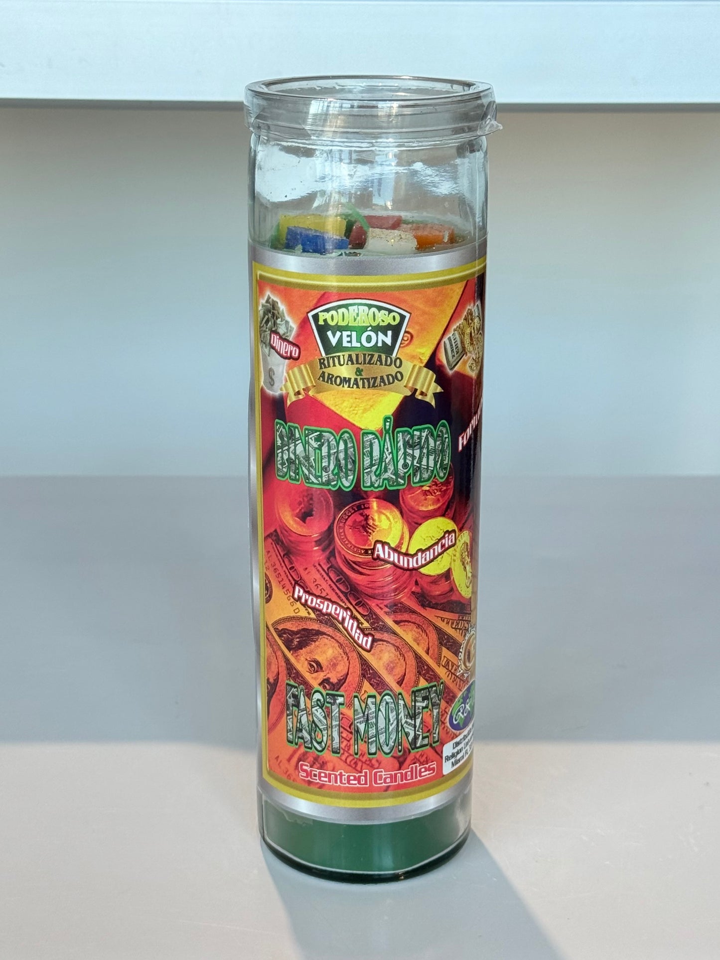 8” Fast Money Intention Candle