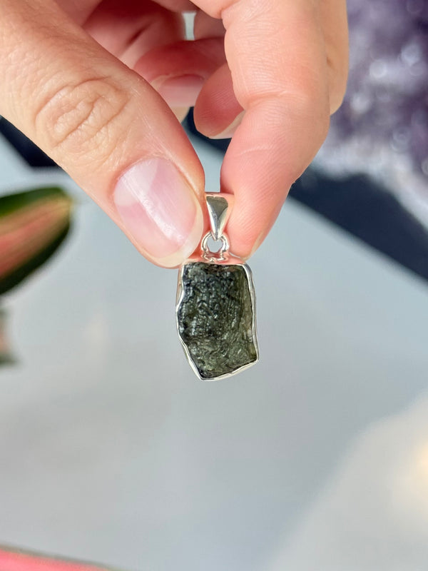 Moldavite Pendant