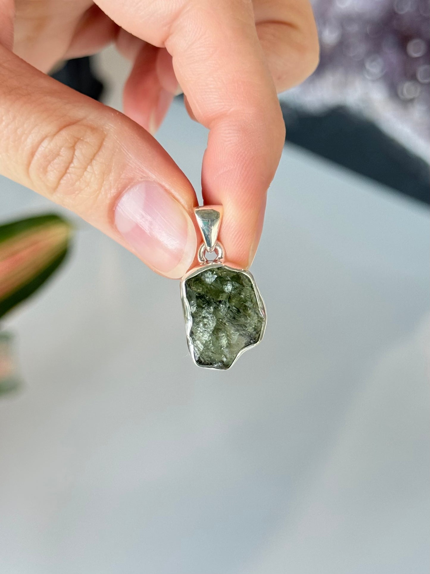 Moldavite Pendant