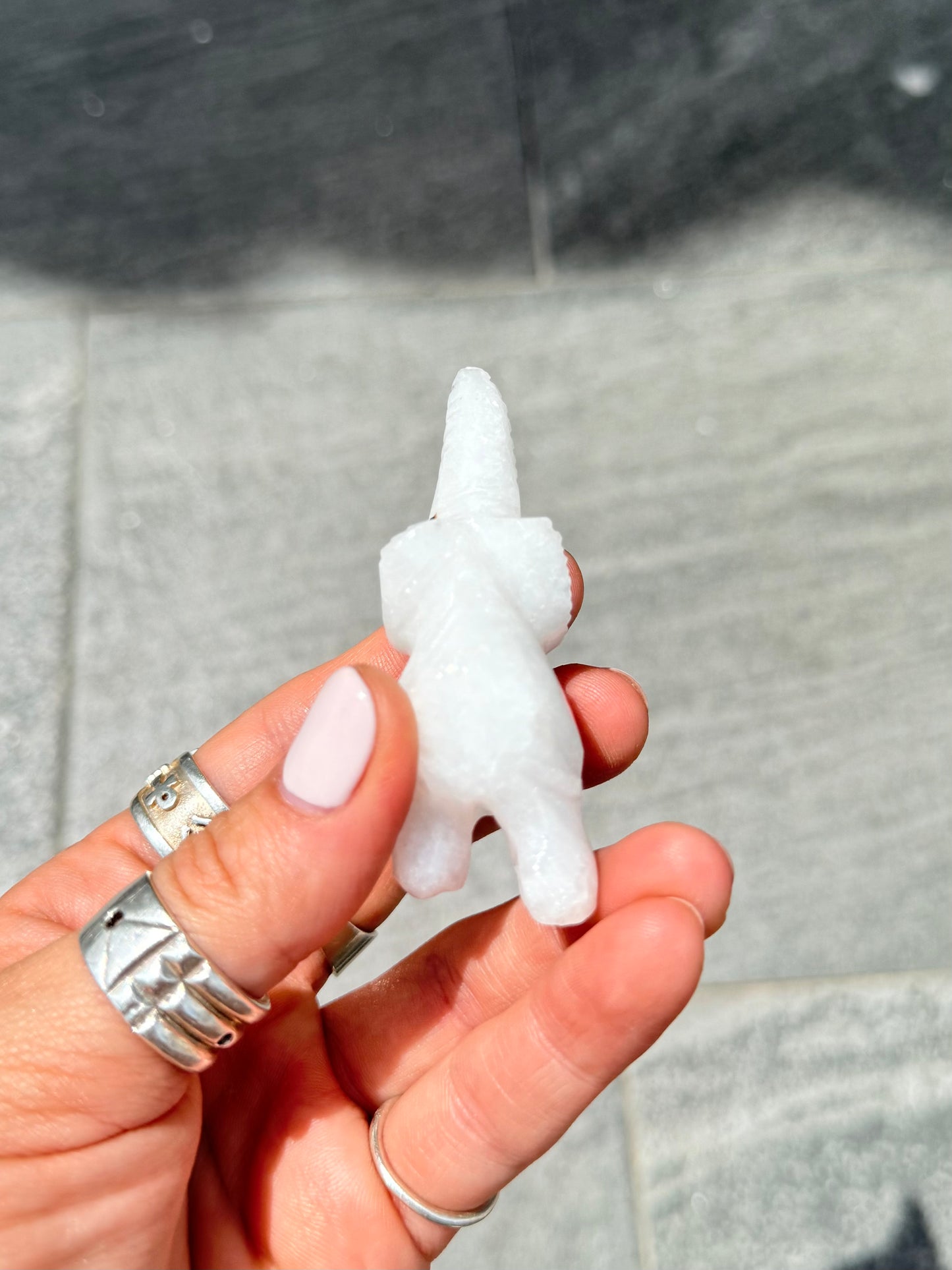 White Onyx Elephant