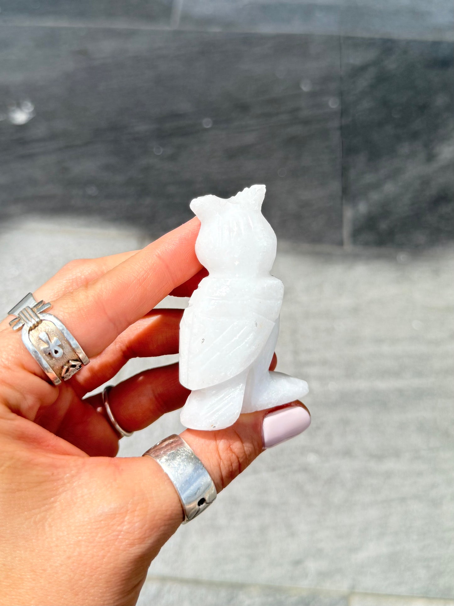 White Onyx Owl