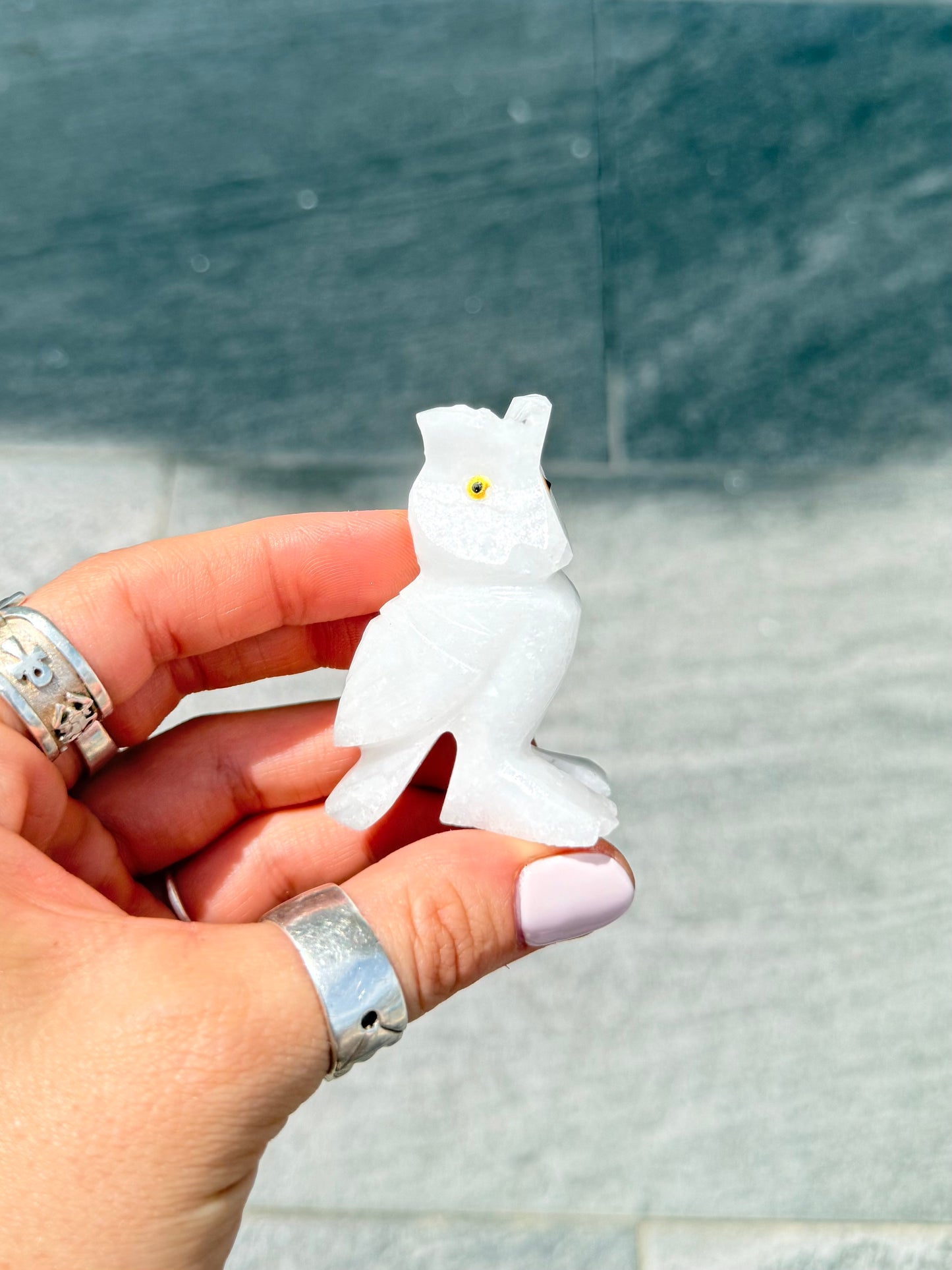 White Onyx Owl