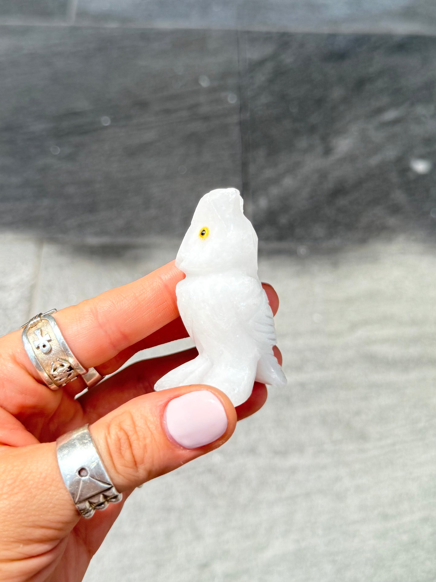 White Onyx Owl
