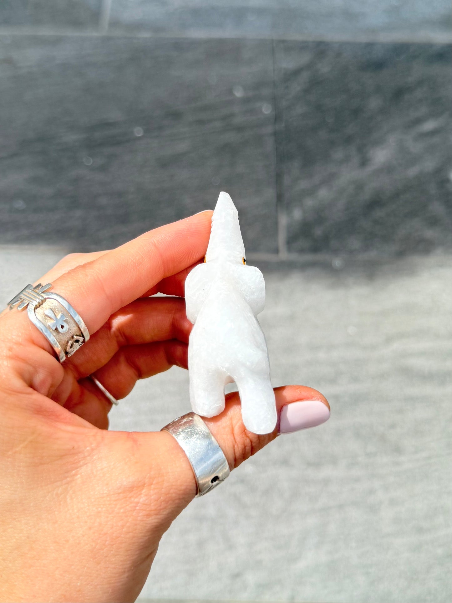 White Onyx Elephant