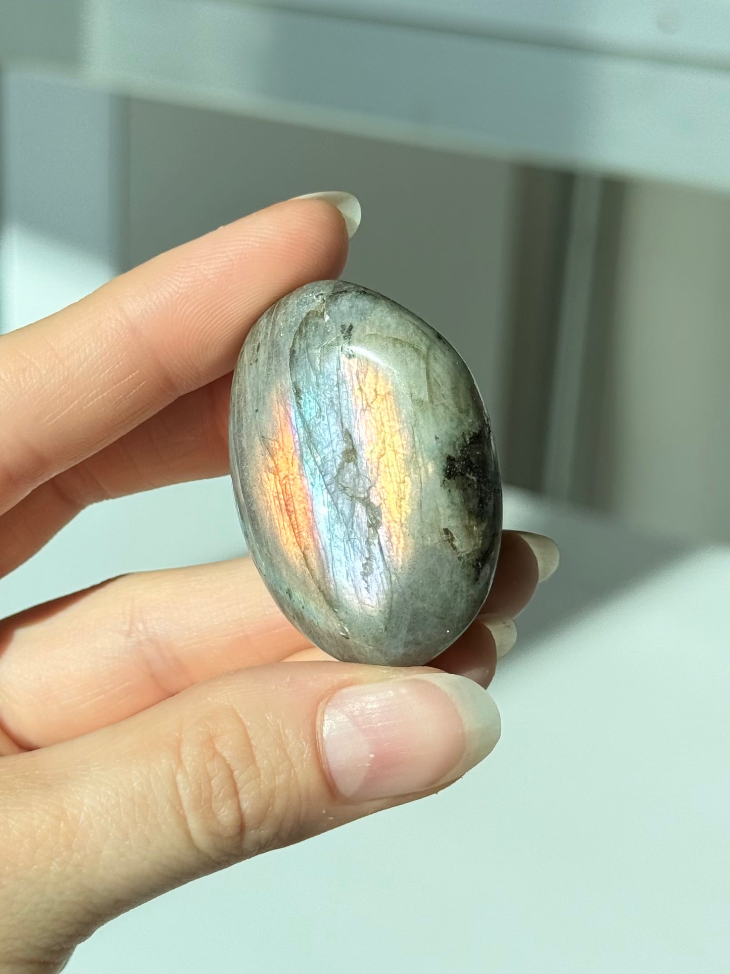 Labradorite Palm Stone