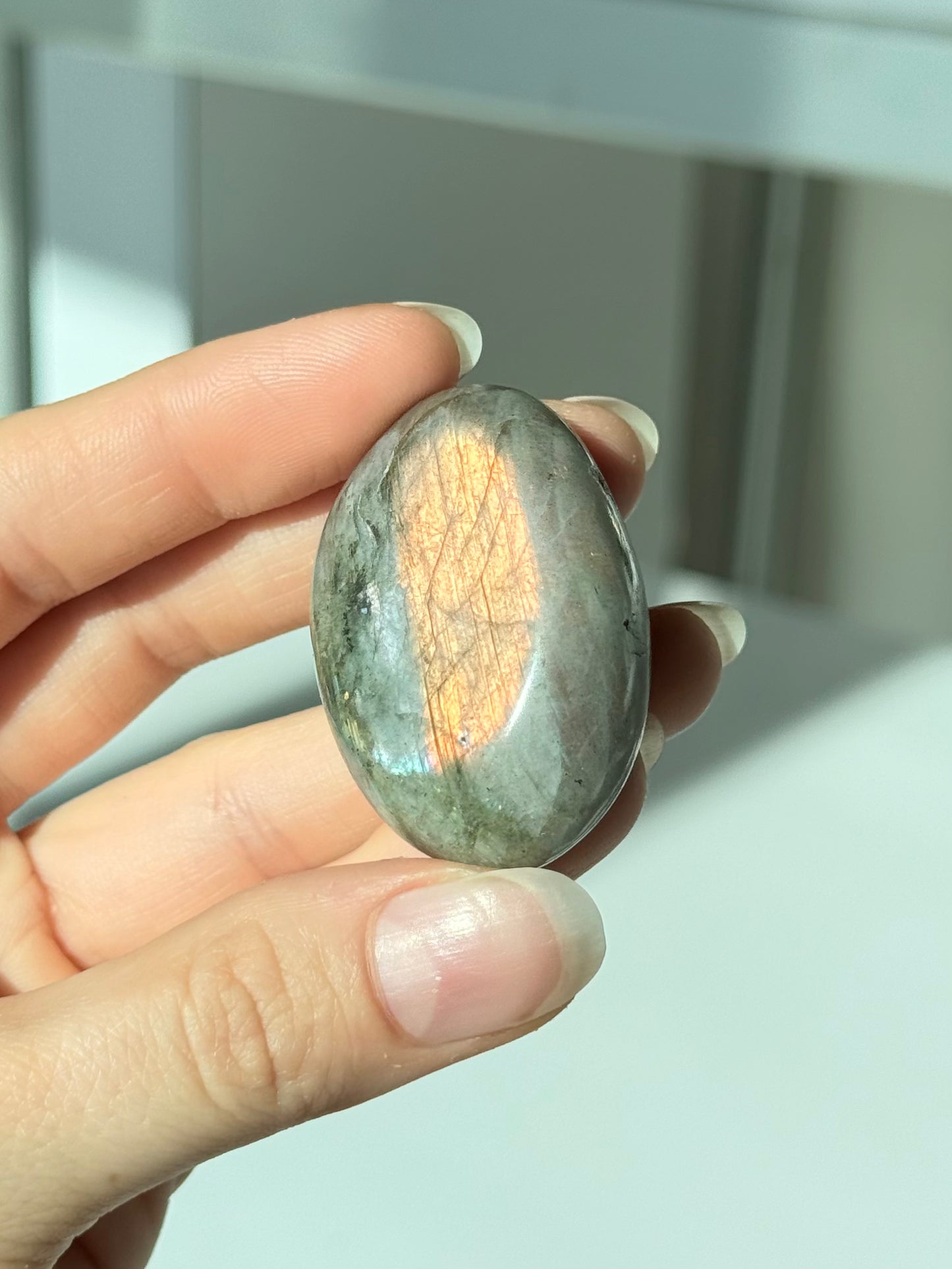 Labradorite Palm Stone