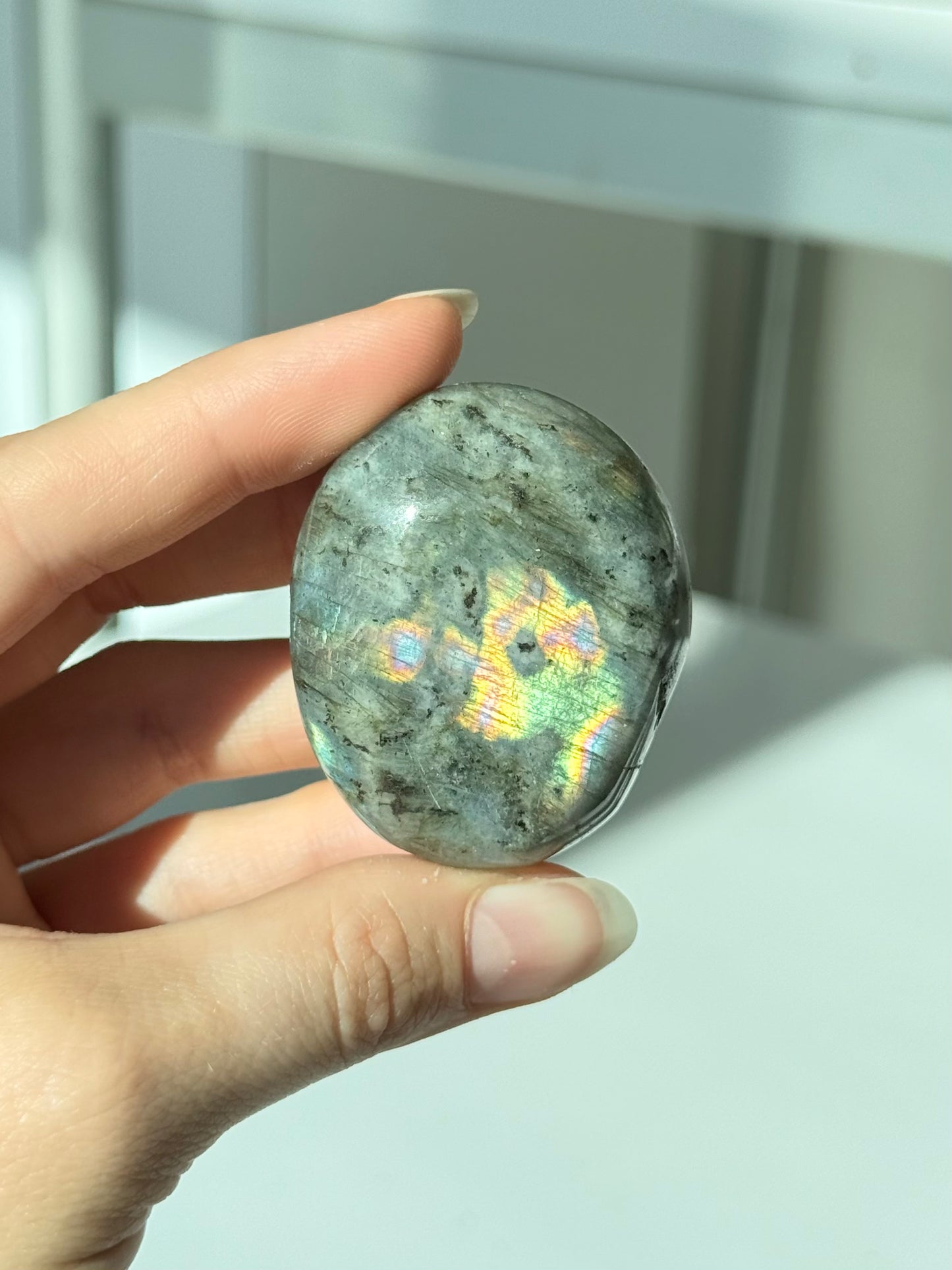 Labradorite Palm Stone