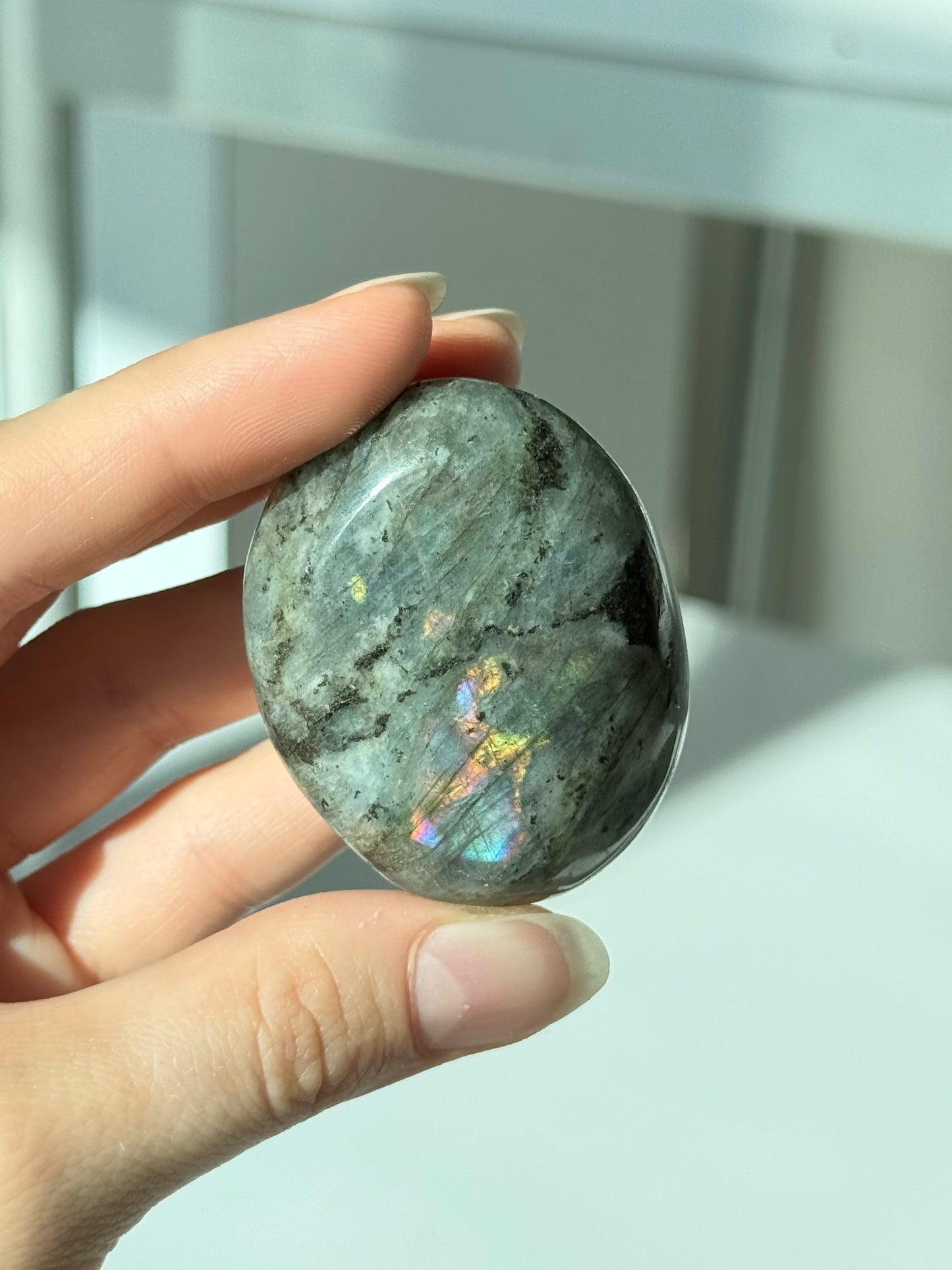 Labradorite Palm Stone