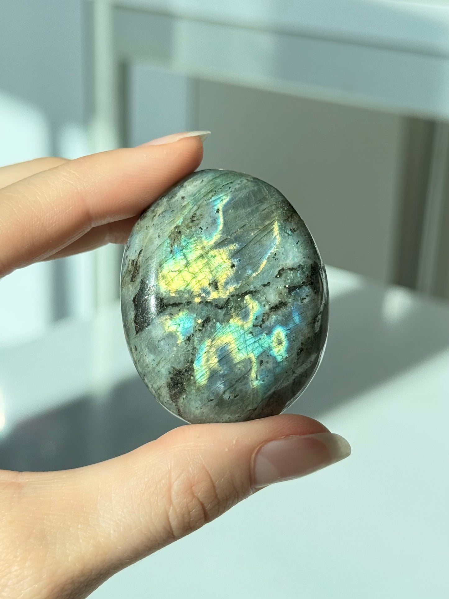 Labradorite Palm Stone