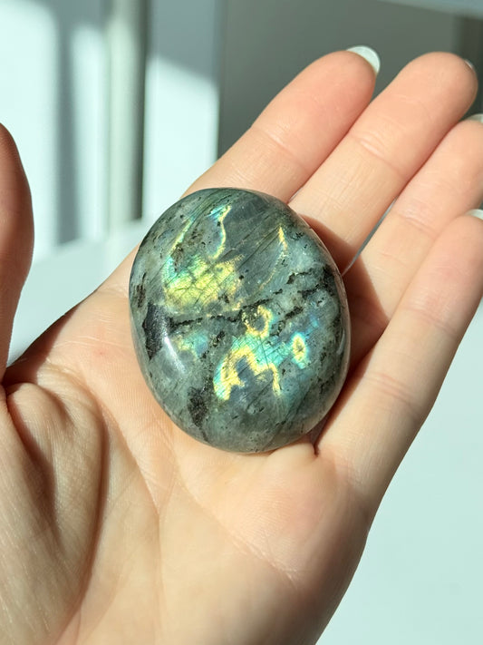 Labradorite Palm Stone