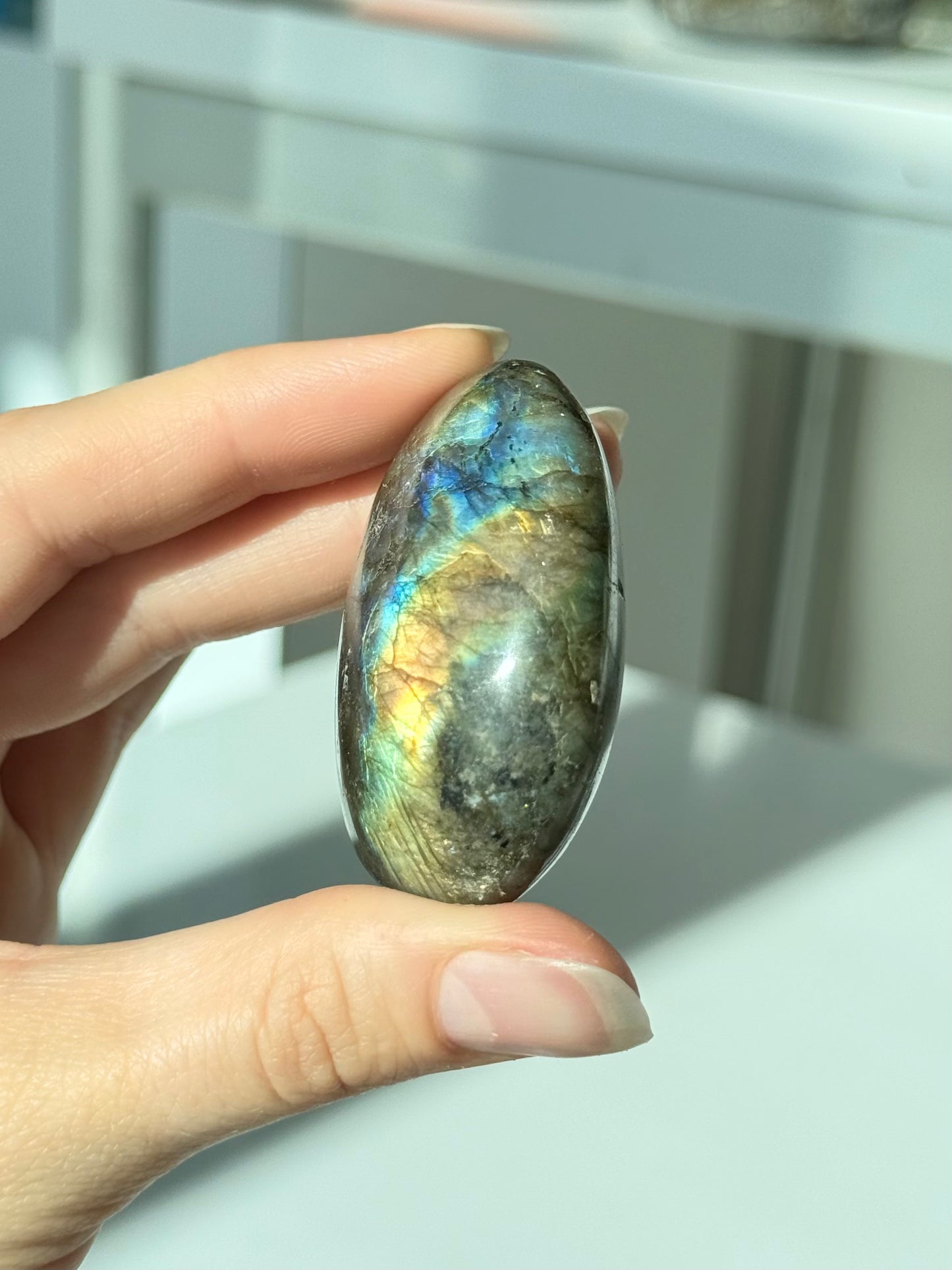 Labradorite Palm Stone