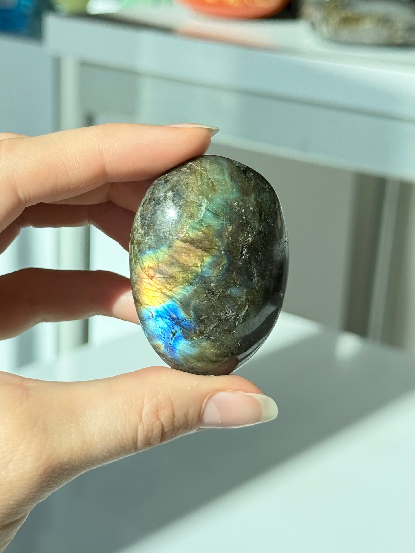 Labradorite Palm Stone