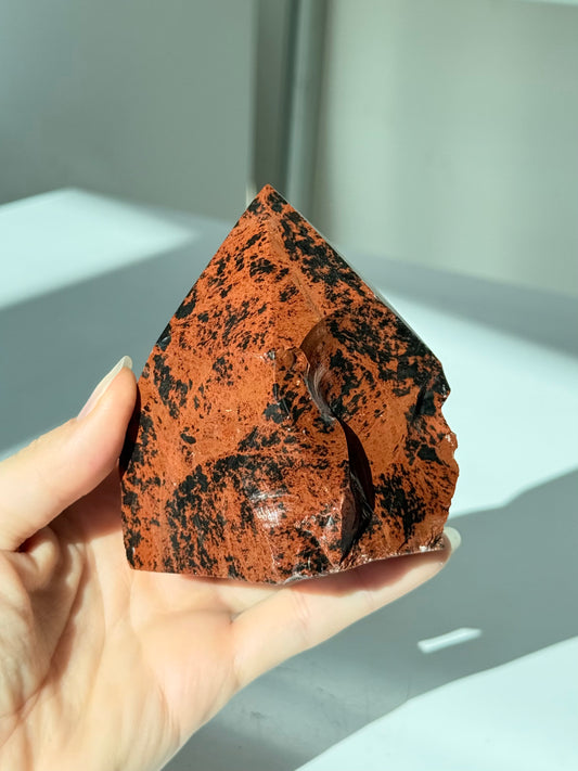 Mahogany Obsidian Point
