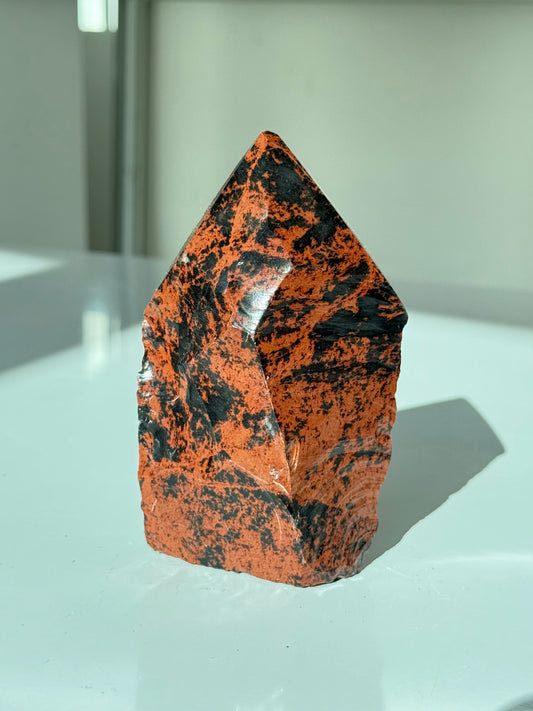 Mahogany Obsidian Point