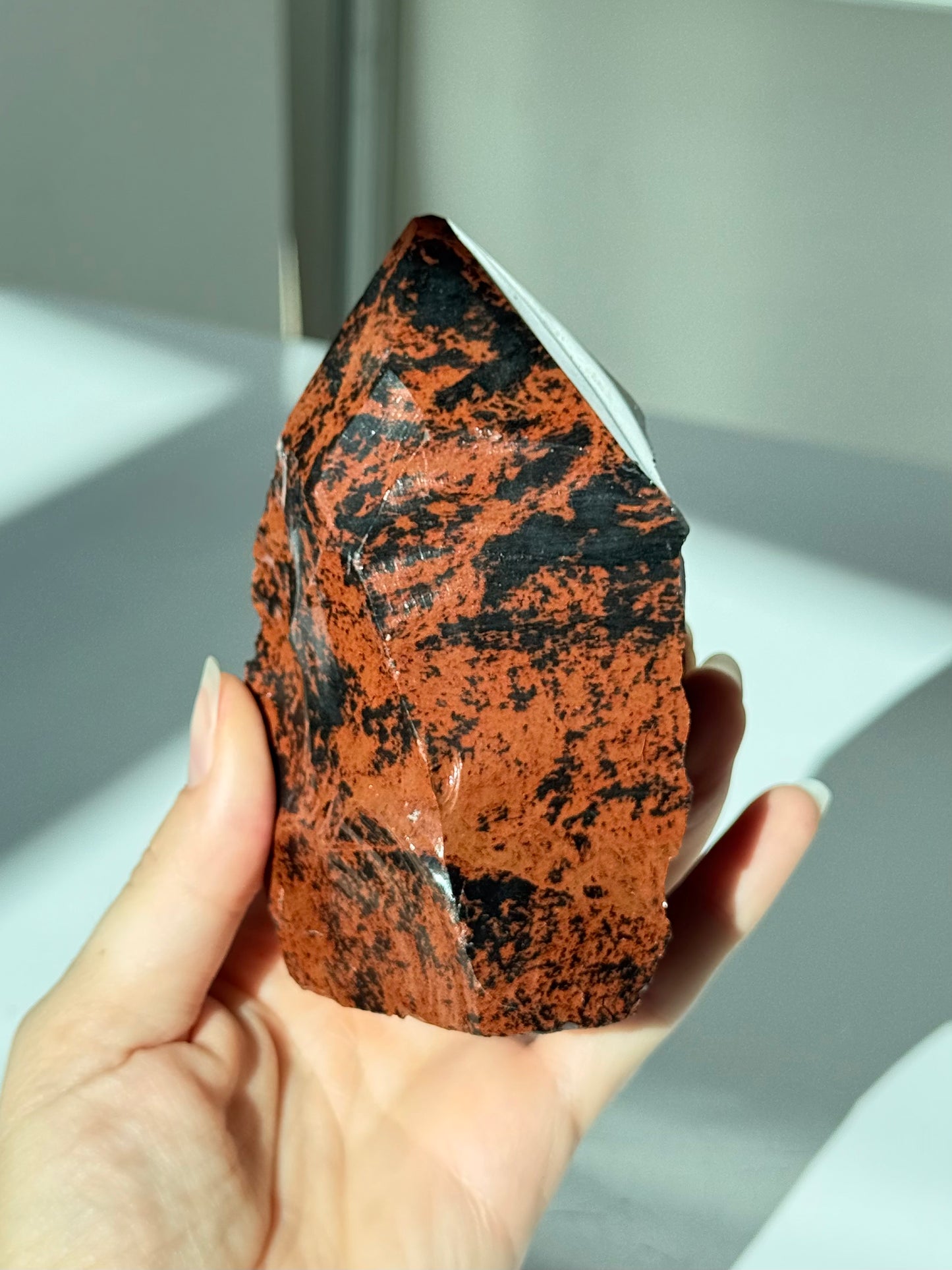 Mahogany Obsidian Point